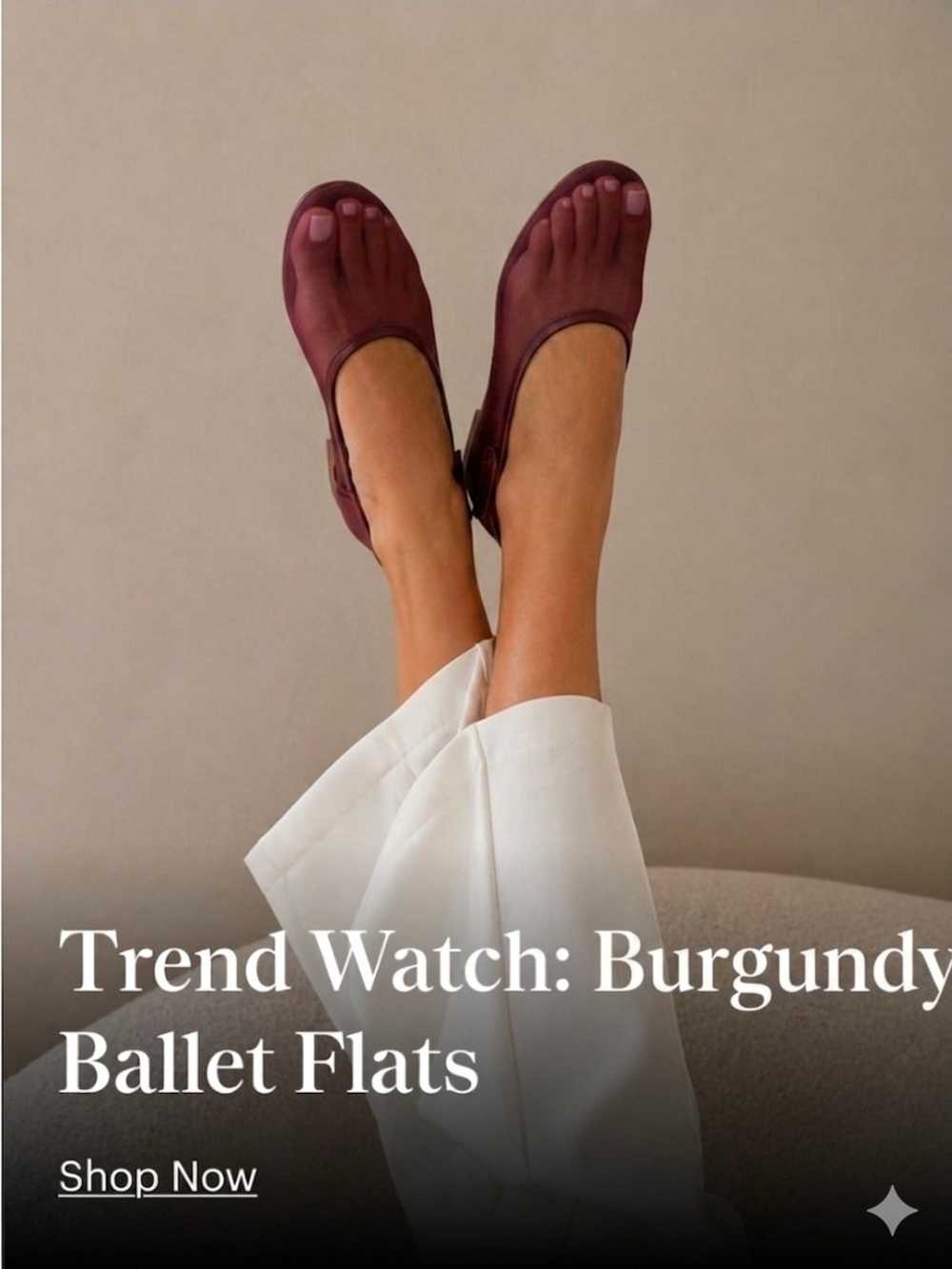 Deltan Mesh Women's Burgundy Ballet Flats - Classic Everyday Style